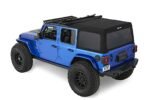 Bestop 54726-35 Supertop Ultra Squareback Soft Top - Frameless Design Black - Image 6