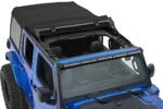 Bestop 54726-35 Supertop Ultra Squareback Soft Top - Frameless Design Black - Image 7