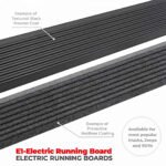Go Rhino 20404857PC Running Boards, Textured Black, Aluminum, Up To 300 lbs. Per Step Area, 6 in. All-Season Running Board, with Anti-Slip Surface, Standard Cab Pickup, FLEX/GAS, E-BOARD E1 Electric Series - Image 2