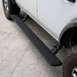 Go Rhino 20410680PC Running Boards, Textured Black, Aluminum, 4-Door, Extended Cab Pickup, E-BOARD E1 Electric Series - Image 12