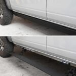 Go Rhino 20412680PC Running Boards, Textured Black, Aluminum, 4-Door, Extended Cab Pickup, E-BOARD E1 Electric Series - Image 9