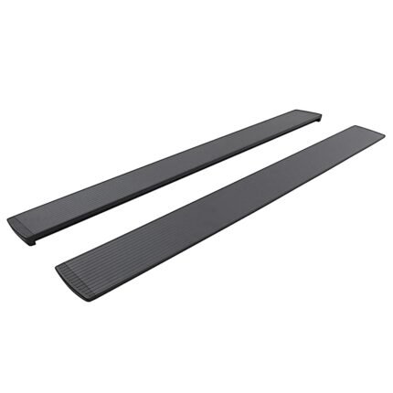 Go Rhino 20441587PC Running Boards, Textured Black, Aluminum, 4-Door, Crew Cab Pickup, E-BOARD E1 Electric Series