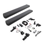 Go Rhino 20450674T Running Boards, Protective Bedliner Coating, Aluminum, Sport Utility, MILD HYBRID EV-GAS (MHEV)/GAS, E-BOARD E1 Electric Series