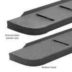 Go Rhino 6342068720PC Running Boards, Textured Black, Galvanized Steel, 4-Door, Crew Cab Pickup, RB10 Series - Image 5
