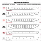 Go Rhino 6344397320PC Running Boards, Textured Black, Galvanized Steel, with Mounting Kit, 4-Door, Sport Utility, RB10 Series - Image 2