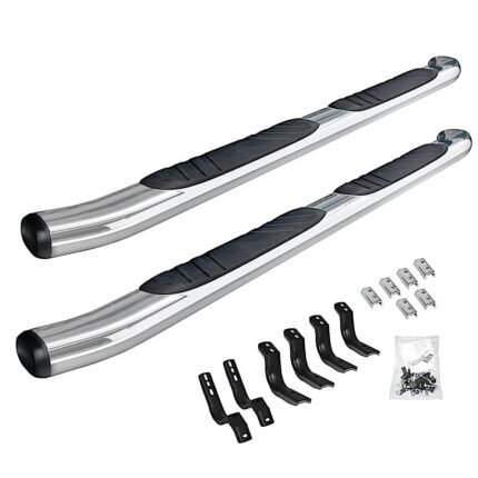 Go Rhino 685443587CC Running Boards, Chrome, Composite, 4-Door, Crew Cab Pickup, Crew Max, OE Xtreme Composite Series