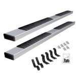 Go Rhino 6862443587PS Running Boards, Polished, Stainless Steel, 4-Door, Crew Cab Pickup, OE Xtreme II Series