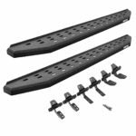 Go Rhino 69036880T Running Boards, Protective Bedliner Coating, Steel, 4-Door, Crew Cab Pickup, RB20 Raptor-Style Series