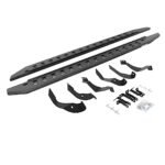 Go Rhino 69405187ST Running Boards, Protective Bedliner Coating, Steel, DIESEL, 4-Door, Crew Cab Pickup, RB20 Slim Line Series