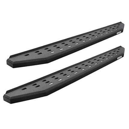 Go Rhino 69413157T Running Boards, Protective Bedliner Coating, Steel, 7.5 in. Width, Tapered In, Angled Shape, 2-Door, Sport Utility, RB20 Series