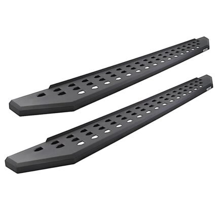 Go Rhino 6944358020PC Running Boards, Powdercoated Textured Black, Steel, 4-Door, Extended Cab Pickup, RB20 Raptor-Style Series