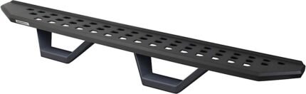 Go Rhino 6945168720PC Running Boards, Powdercoated Textured Black, Steel, Includes (2) Drop Down Steps and Mounting Bracket(S), 4-Door, Crew Cab Pickup, RB20 Raptor-Style Series