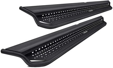 Go Rhino D14354T Running Boards, Powdercoated Black, Steel, 4-Door, Crew Cab Pickup, Dominator D1 Series
