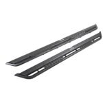 Go Rhino DT4436T Running Boards, Textured Black, Steel, 4-Door, Crew Cab Pickup