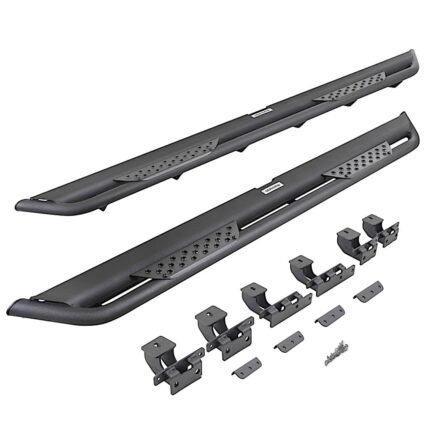 Go Rhino DT4506T Running Boards, Powdercoated Textured Black, Steel, 4-Door, Sport Utility