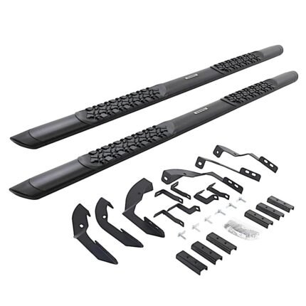 Go Rhino V3404280T Running Boards, Powdercoated Textured Black, Aluminum, DIESEL, 4-Door, Extended Cab Pickup, V3 Series