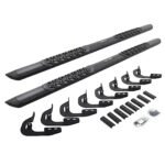 Go Rhino V3404787T Running Boards, Powdercoated Textured Black, Aluminum, 4-Door, Crew Cab Pickup, V3 Series
