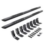 Go Rhino V3404887T Running Boards, Powdercoated Textured Black, Aluminum, 4-Door, Crew Cab Pickup, V3 Series