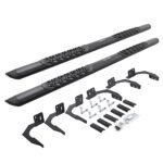Go Rhino V3409980T Running Boards, Powdercoated Textured Black, Aluminum, 4-Door, Extended Cab Pickup, V3 Series