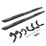 Go Rhino V3429980T Running Boards, Powdercoated Textured Black, Aluminum, 4-Door, Extended Cab Pickup, V3 Series