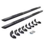 Go Rhino V3441580T Running Boards, Powdercoated Textured Black, Aluminum, 4-Door, Extended Cab Pickup, V3 Series