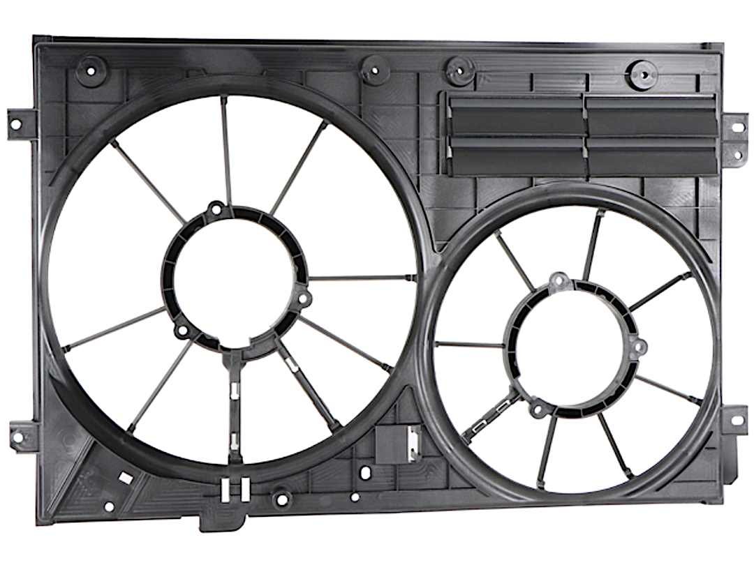 gxl1k0121205aj_1.jpg Genuine VW Audi 1K0121205AJ Fan Shroud - Image 1