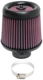 K&N RX-4950 Universal Air Filter - Red, Cotton Gauze, Washable, Direct Fit, Sold Individually