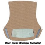 Kee Auto Top CD1182DF24TFDO Convertible Top, Light Oak - Image 2