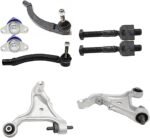 TrueDrive 8-Piece Kit Front, Driver and Passenger Side, Lower Control Arm, All Wheel Drive and Front Wheel Drive, includes Ball Joints and Tie Rod Ends
