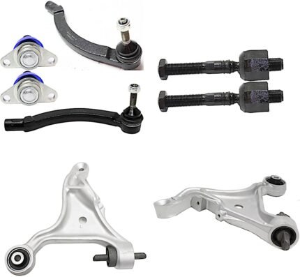 TrueDrive 8-Piece Kit Front, Driver and Passenger Side, Lower Control Arm, All Wheel Drive and Front Wheel Drive, includes Ball Joints and Tie Rod Ends