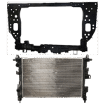 Replacement 2-Piece Kit Radiator, 4 Cyl, 2.4L Eng., Plastic Tank