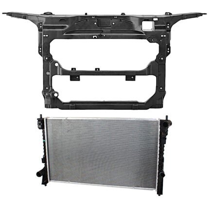 Replacement 2-Piece Kit Radiator, 6 Cyl, 3.5L Eng., Plastic Tank