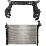 Replacement 2-Piece Kit Radiator, 6 Cyl, 3.6L Eng., Plastic Tank