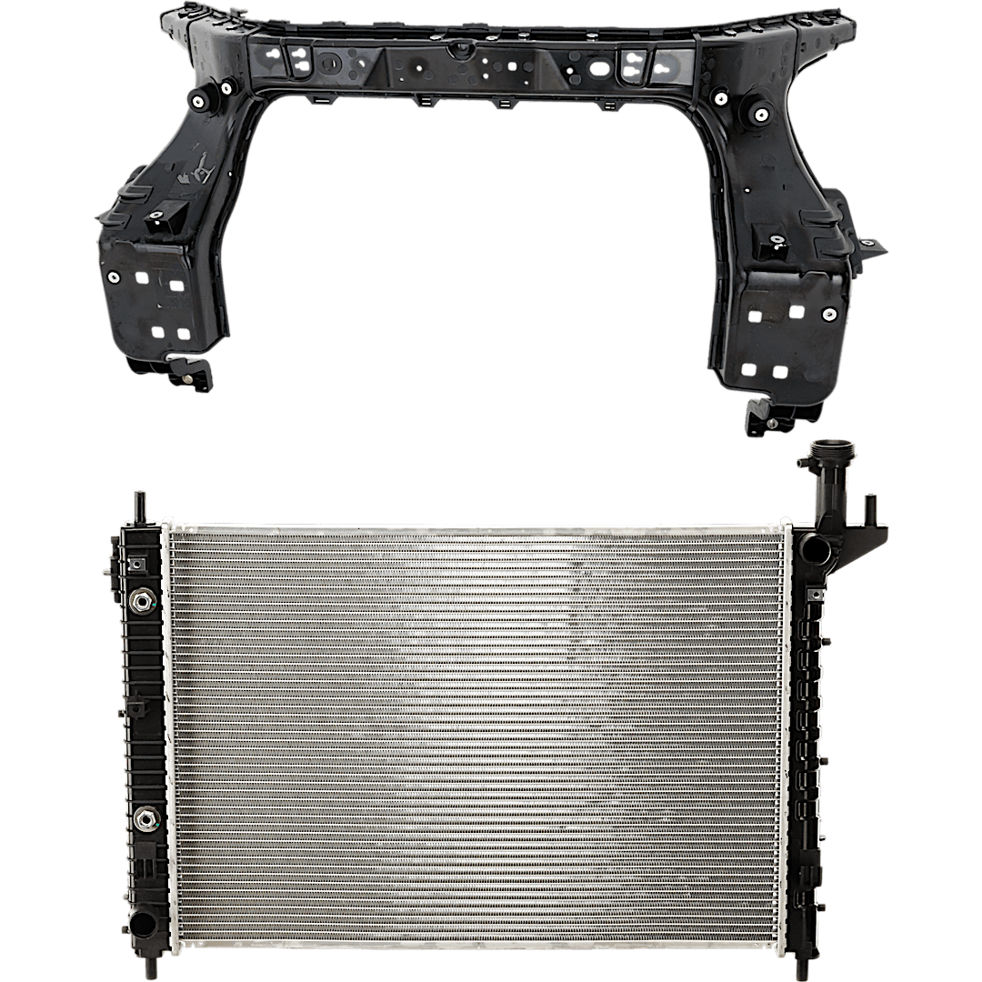 kit-011725-114_1.png Replacement 2-Piece Kit Radiator, 6 Cyl, 3.6L Eng., Plastic Tank - Image 1