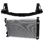 Replacement 2-Piece Kit Radiator, 6 Cyl, Plastic Tank