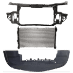 Replacement 3-Piece Kit Radiator, Sedan, 4-Door, 2.4L, includes (1) Radiator, (1) Radiator Support, and (1) Radiator Support Cover