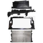 Replacement 4-Piece Kit Radiator, 6 Cyl 3.6L, includes (2) Radiator Support, (1) Radiator and (1) Radiator Support Cover