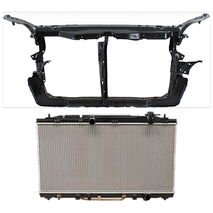 Replacement 2-Piece Kit Radiator, 6 Cyl, 3.5L Eng., Plastic Tank