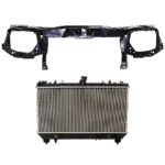 Replacement 2-Piece Kit Radiator, 8 Cyl, 6.2L Eng., Plastic Tank