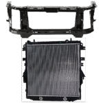 Replacement 2-Piece Kit Radiator, 6 Cyl, 3.6L Eng., Plastic Tank