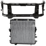Replacement 2-Piece Kit Radiator, 6 Cyl, 3.6L Eng., Plastic Tank