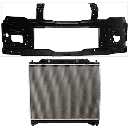 Replacement 2-Piece Kit Radiator, 8 Cyl 5.4L, includes (1) Radiator and (1) Radiator Support
