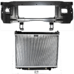Replacement 2-Piece Kit Radiator, 6 Cyl 4.2L, includes (1) Radiator and (1) Radiator Support