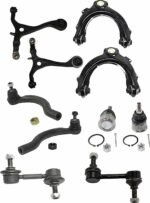 TrueDrive 10-Piece Kit Front, Driver and Passenger Side, Upper and Lower Control Arm, Front Wheel Drive, includes Ball Joints, Sway Bar Links, and Tie Rod Ends