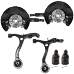 Replacement 6-Piece Kit Front, Driver and Passenger Side Knuckle, Includes (2) Ball Joint, (2) Control Arm, and (2) Knuckle