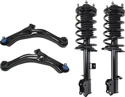 TrueDrive 4-Piece Kit Front, Driver and Passenger Side, Lower Control Arm Kit, Includes (2) Control Arm and (2) Loaded Strut