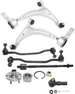 TrueDrive 10-Piece Kit Front, Driver and Passenger Side, Lower Control Arm, Includes nut(s), includes Sway Bar Links, Tie Rod Ends, and Wheel Hubs