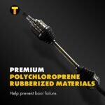 TrueDrive 8-Piece Kit Front, Driver and Passenger Side Axle Assembly, AWD, includes Brake Discs, Brake Pad Sets, and Control Arms - Image 16