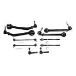 TrueDrive 10-Piece Kit Front, Driver and Passenger Side Control Arm, includes Sway Bar Links and Tie Rod Ends