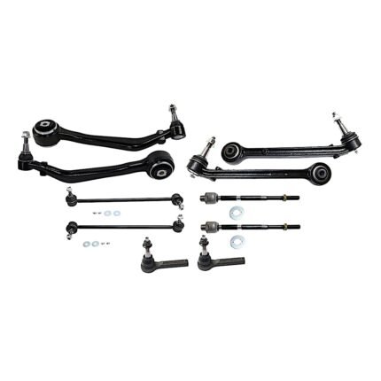 TrueDrive 10-Piece Kit Front, Driver and Passenger Side Control Arm, includes Sway Bar Links and Tie Rod Ends